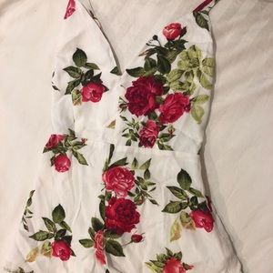 White/ Rose Romper!